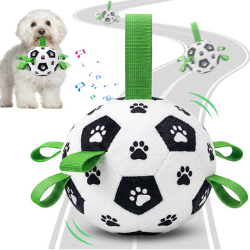 Smart Moving Dog Soccer Ball with Straps