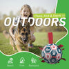 Blue Red Dog Soccer Ball with Straps | Extra Large Dogs – 9 inch
