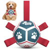 Blue Red Dog Soccer Ball with Straps – 5 inch to 10 inch