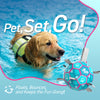 Lake Blue Dog Soccer Ball with Straps | Large Dogs – 8 inch