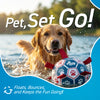 Blue Red Dog Soccer Ball with Straps | Extra Large Dogs – 9 inch