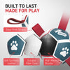 Blue Red Dog Soccer Ball with Straps | Small Dogs – 5 inch