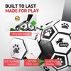 Classic Black & White Dog Soccer Ball with Bell & Ropes - 6 inch to 8 inch