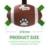 Dog Football Toy with Straps｜Large Dogs – 8 inch