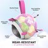 Gradient Rainbow Dog Soccer Ball with Straps | Medium Dogs – 6 inch