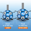 Blue Grey Dog Soccer Ball with Straps – 6 inch to 9 inch