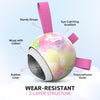 Gradient Rainbow Dog Soccer Ball with Straps | Small Dogs – 5 inch