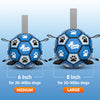 Royal Blue Dog Soccer Ball with Straps | Medium Dogs – 6 inch