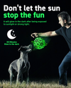 Mint Glow Dog Soccer Ball with Straps | Medium Dogs – 6 inch