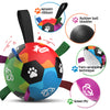 Rainbow Dog Soccer Ball with Straps – 5 inch to 8 inch