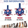Navy Bue Dog Soccer Ball with Straps | Small Dogs - 5 inch