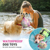 Gradient Rainbow Dog Soccer Ball with Straps | Medium Dogs – 6 inch