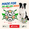 Dog Soccer Ball with Straps & Giggle Sound – 6 inch