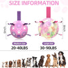 Lilac Dog Soccer Ball with Straps | Medium Dogs – 6 inch