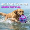 Pink Blue Dog Soccer Ball with Straps | Medium Dogs – 6 inch