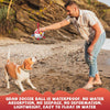 Red Cartoon Chicken Dog Soccer Ball with Straps | Small Dogs – 5 inch