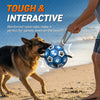 Royal Blue Dog Soccer Ball with Straps | Extra Large Dogs – 9 inch