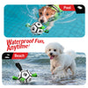 Classic Black & White Dog Soccer Ball with Straps | Small Dogs - 5 inch