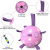 Lilac Dog Soccer Ball with Straps | Medium Dogs – 6 inch