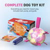 Gradient Rainbow Dog Soccer Ball with Straps | Medium Dogs – 6 inch
