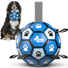 Blue Grey Dog Soccer Ball with Straps – 6 inch to 9 inch