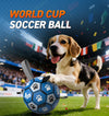 Royal Blue Dog Soccer Ball with Straps | Medium Dogs – 6 inch
