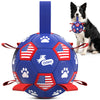 Navy Bue Dog Soccer Ball with Straps – 5 inch to 9 inch